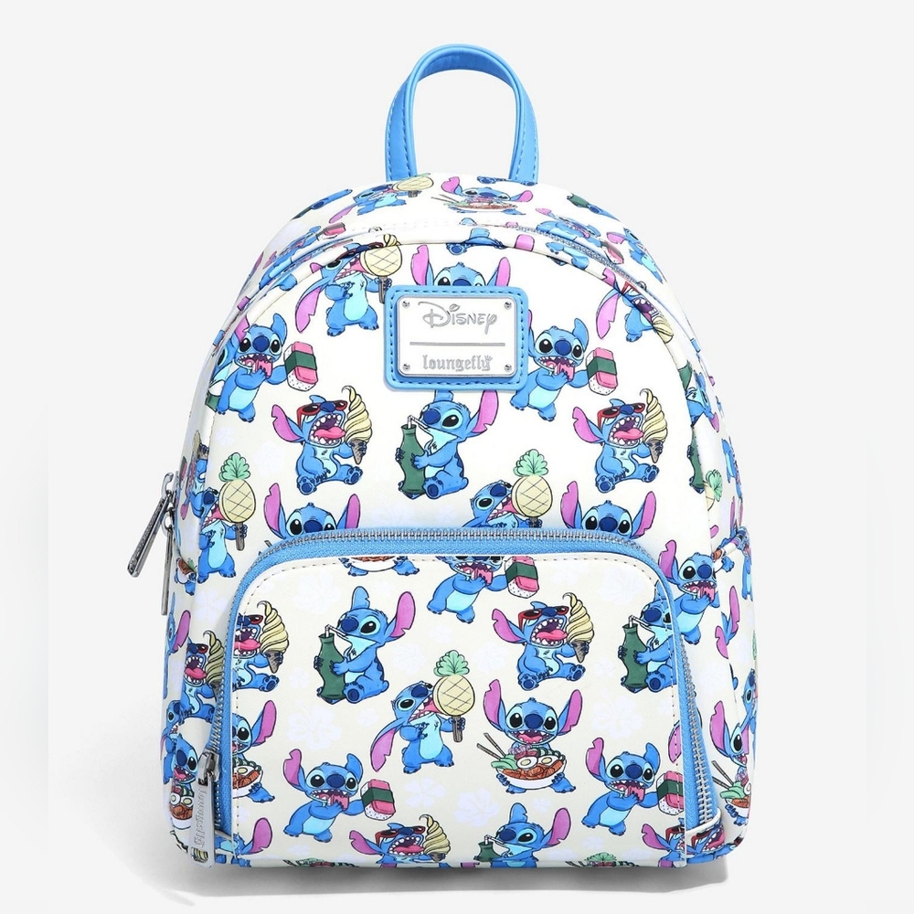 Loungefly Disney Lilo & Stitch Snacktime with Stitch Mini Backpack